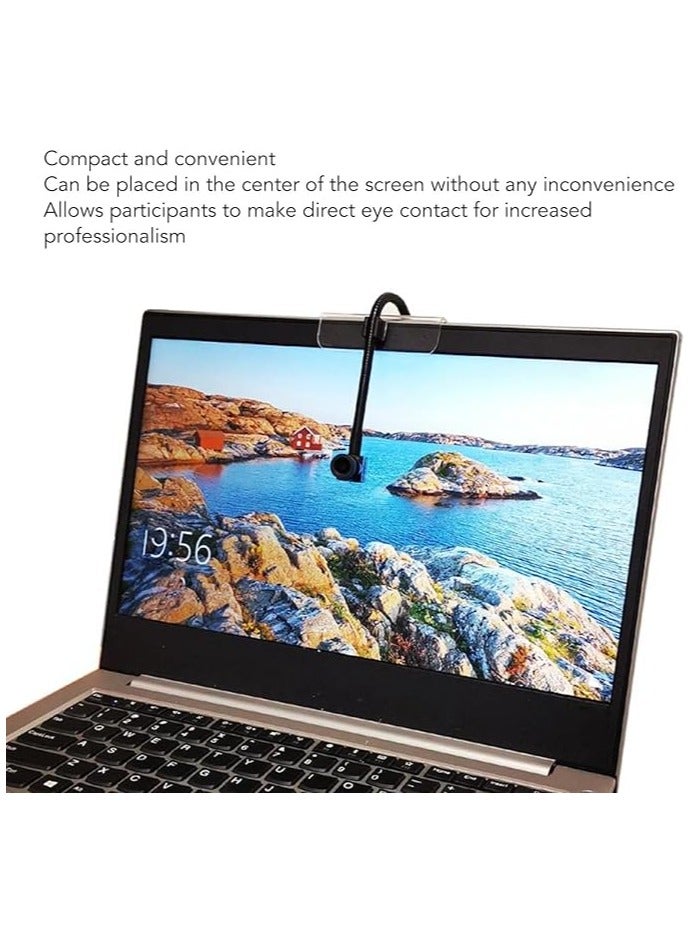 erorex USB Center Webcam Built in Microphone for PC Laptop, 1080P Auto Focus 2MP Middle Screen Webcam, Plug and Play. - Image 5