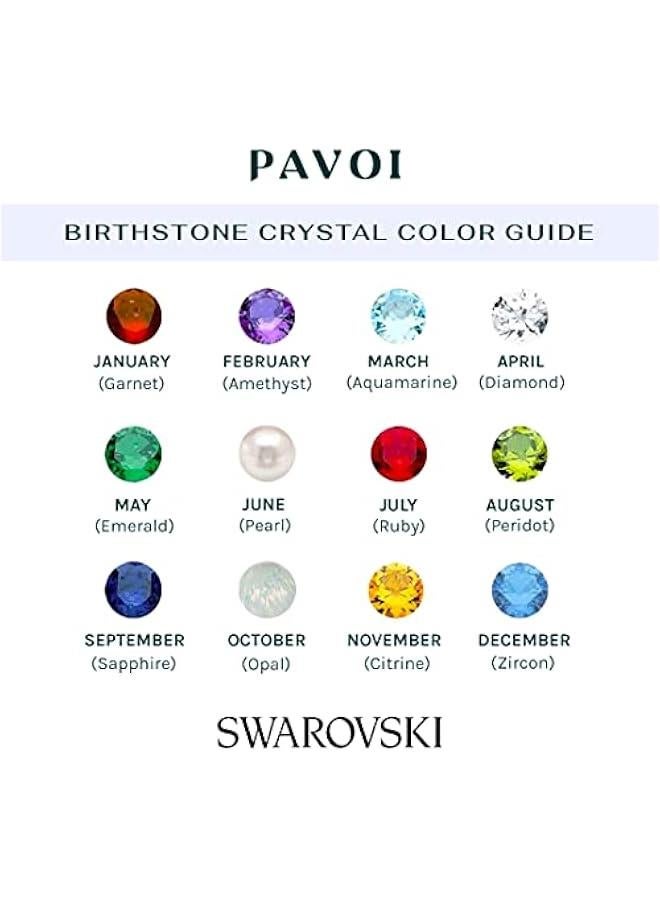 PAVOI 14K Gold Plated Crystal Birthstone Rings | Rings For Women - Image 3
