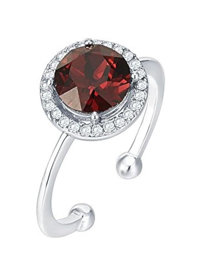 PAVOI 14K Gold Plated Crystal Birthstone Rings | Rings For Women - Image 4