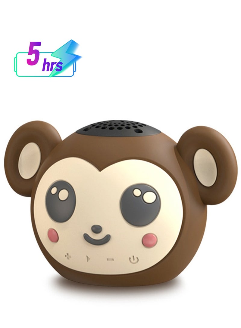 Children's Wireless Bluetooth Speaker, Waterproof Mini Portable Outdoor Radio Cartoon Cute Gift Speaker (T700) Naughty Monkey - Image 1