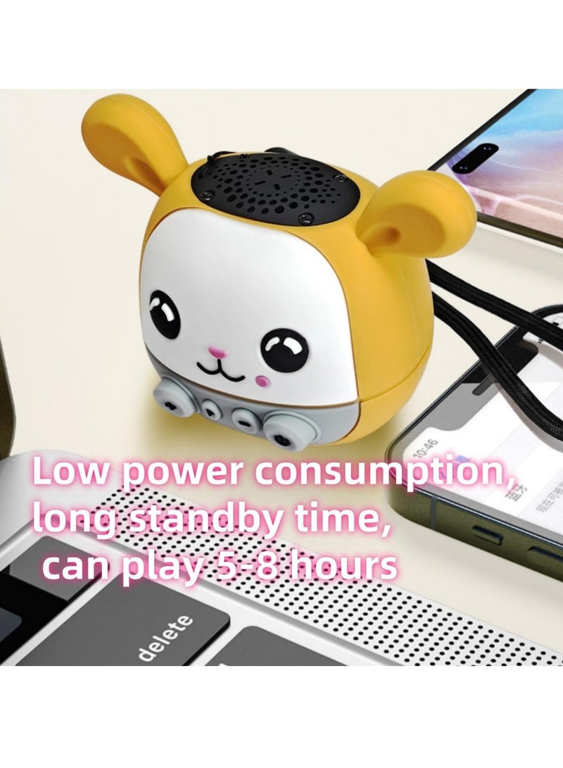 Children's Wireless Bluetooth Speaker, Waterproof Mini Portable Outdoor Radio Cartoon Cute Gift Speaker (T700) Naughty Monkey - Image 3