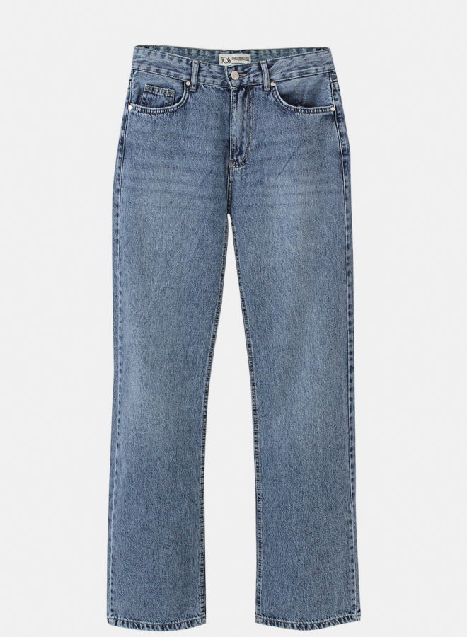 TGS Light Blue Wide Leg Women Jeans - Image 1