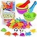 kizh Counting Insects Matching Toys with Sorting Bowls and Games Dice Montessori Preschool Educational Activities Learning Color Sorting Fine Motor Skills Sensory Toys Birthday Gifts for 3 4 5 Year Old - Image 2