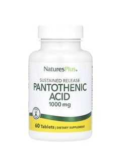 Natures Plus NaturesPlus, Pantothenic Acid, 1,000 mg, 60 Tablets  - Image 1