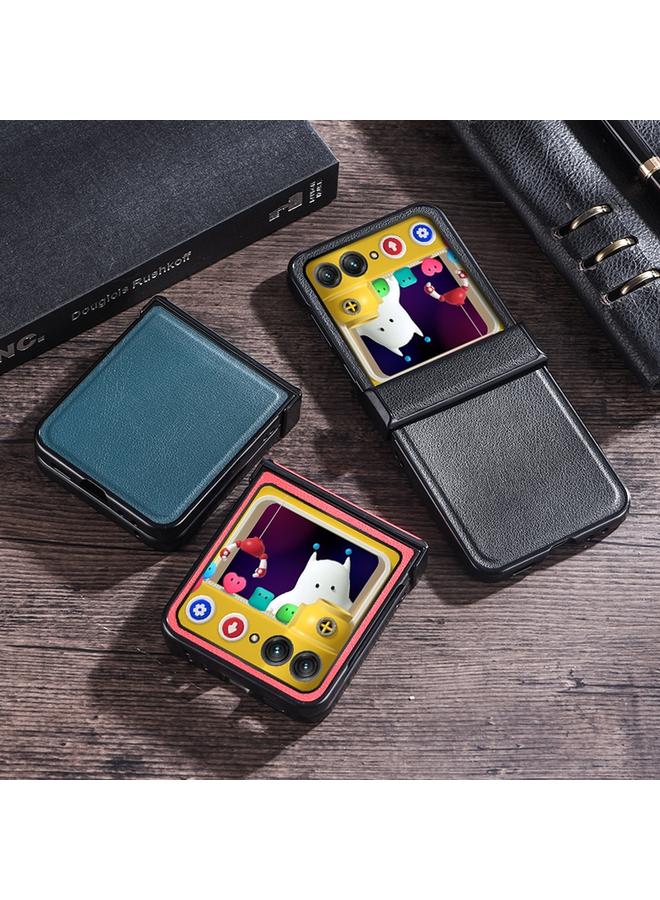 اس-توب جراب لهاتف موتورولا رازر 40 ألترا، جراب هاتف جلدي قابل للطي بثلاث مراحل - Image 2