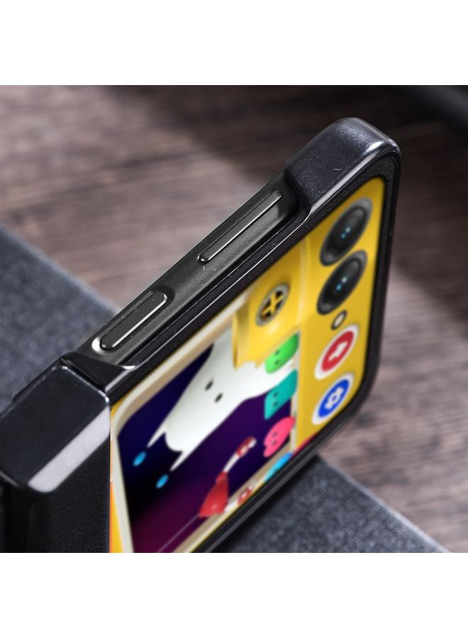 اس-توب جراب لهاتف موتورولا رازر 40 ألترا، جراب هاتف جلدي قابل للطي بثلاث مراحل - Image 5