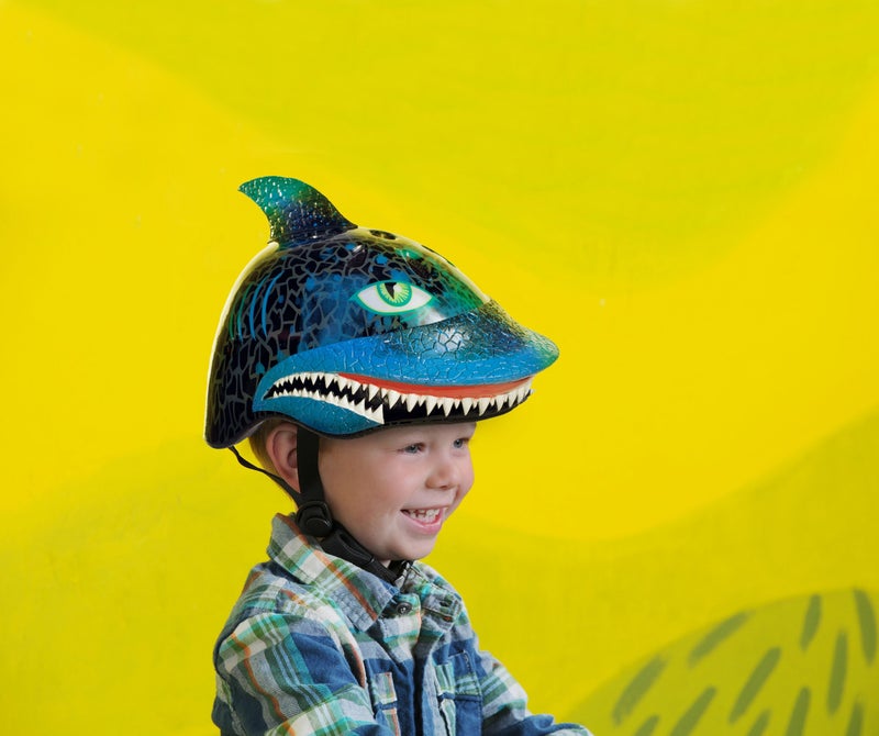 Raskullz Shark Attax Helmet (Black, Ages 5+) - Image 5