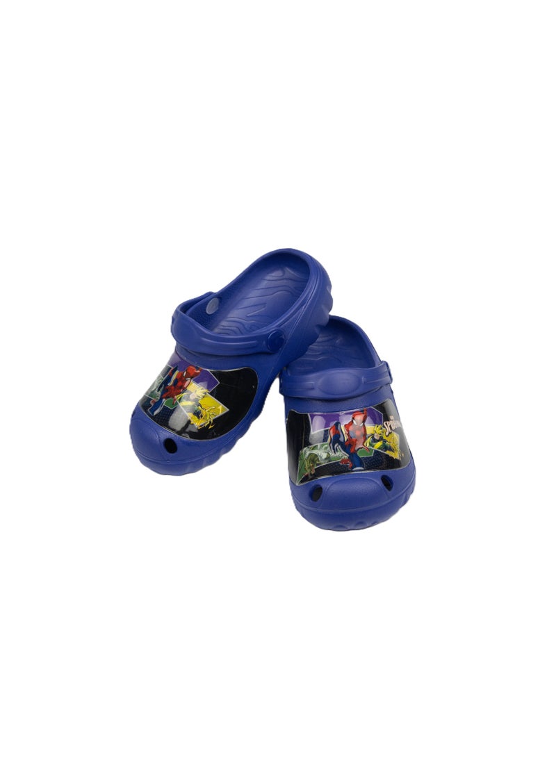 Spiderman Kids Clogs – Comfortable & Lightweight Slip-On Shoes for Boys – Blue - Image 1