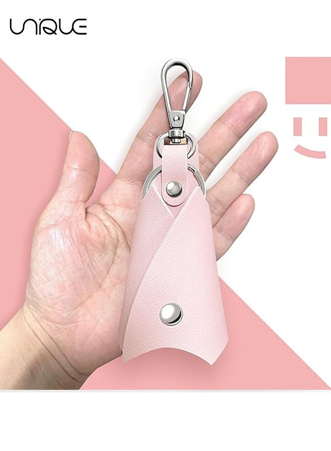 Unique 2 Pcs Anti-loss Leather Car Keychain, Car Key Fobs Kit Creative Car Keyring, Key Rings for Car Keys Bat Shaped, Fashion Keychain Accessories, Key Organizer for Women Men  - Image 4