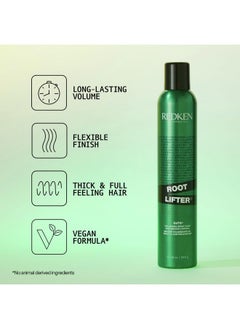 REDKEN Redken Root Lifter Volumizing Spray Foam | For All Hair Types | Provides Body, Volume & Anti-Frizz Protection | Medium Control | 10.58 Oz  - Image 3