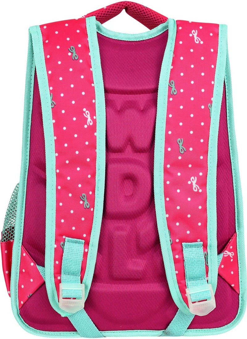 Waddell - حقيبة ظهر وخLunch Bag للمدرسة الابتدائية بنمط يونيكورن زهري مرخصة - Image 1