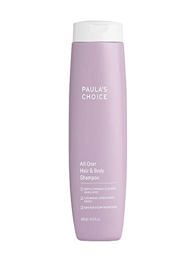 PAULA'S CHOICE - All Over Hair Shampoo & Body Wash Fragrance Free Safe For Color Treated Hair 14.5 Ounce - Image 1