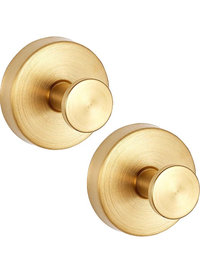 خطافات شفط مطورة 2025 باللون الذهبي - خطافات شفط للمناشف في الحمام، حامل إكليل عيد الميلاد والهالوين، مناسب للمطبخ، باب زجاجي، مرآة، بلاط، لوفة، منشفة، معطف، رداء استحمام، بدون مسامير، قبضة قوية - Image 5