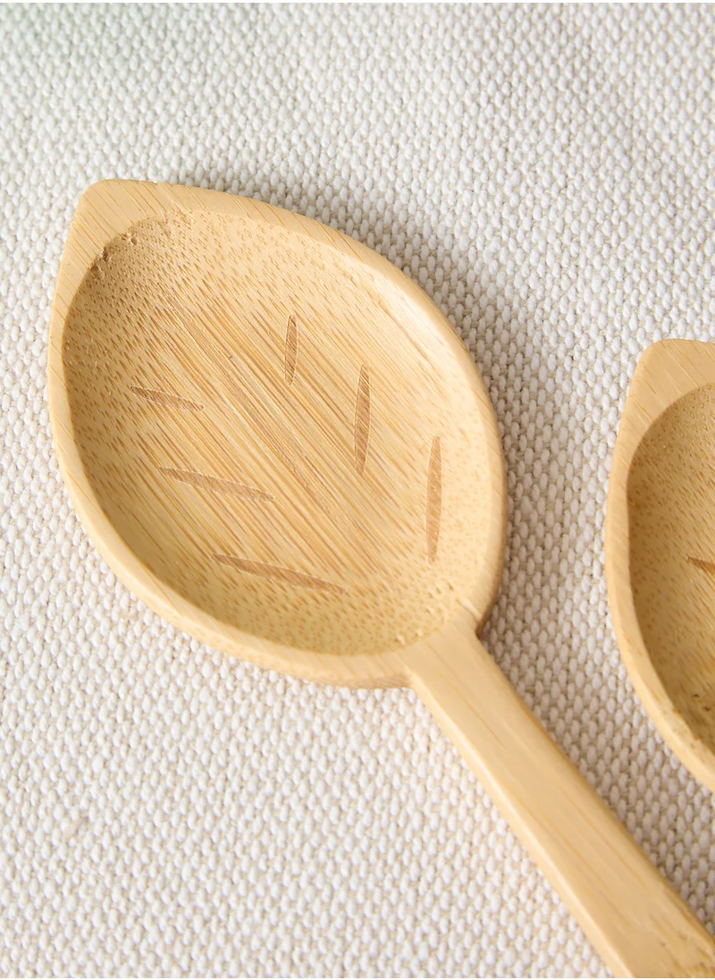 ساس آند بيل Leaf Bamboo Salad Servers