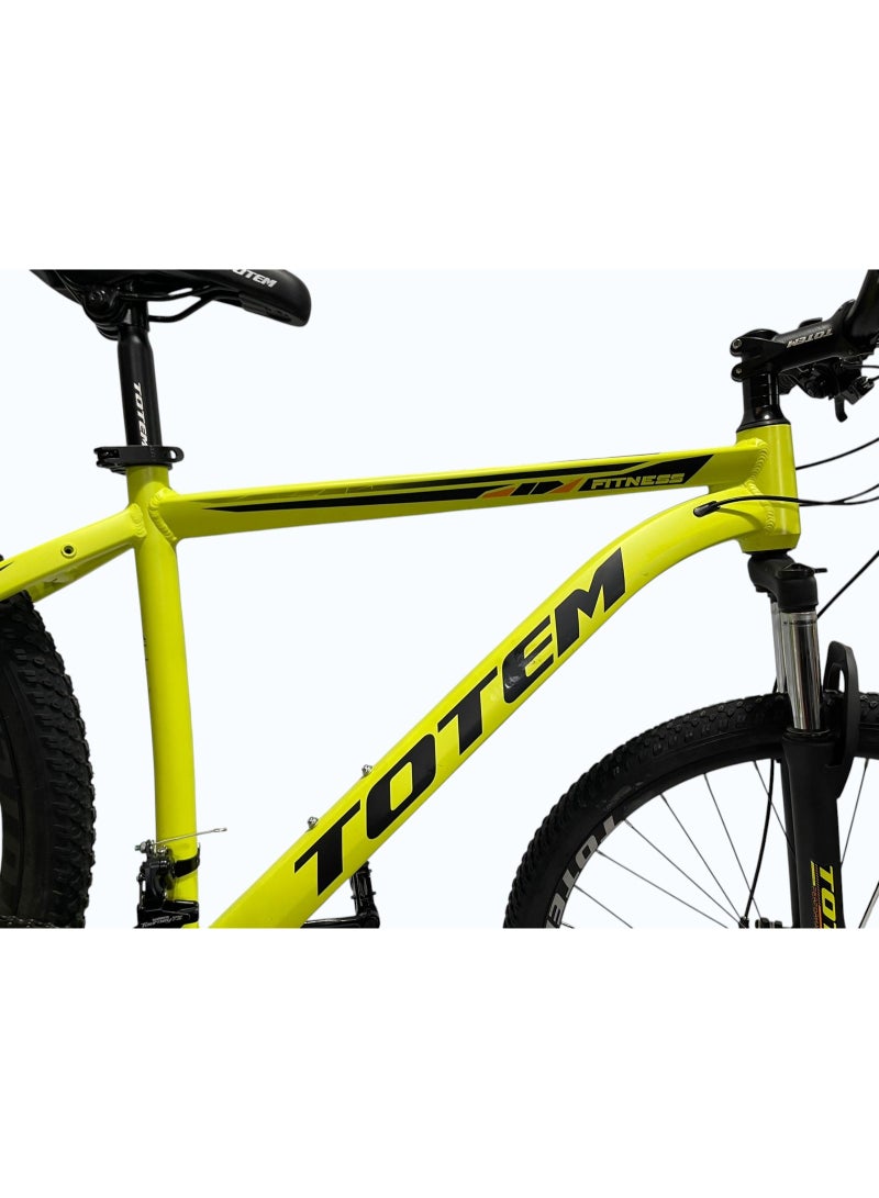 Totem Fitness 29 Yellow Bicycle - Image 3