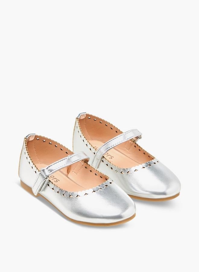 JUNIORS Girls Hook & Loop Mary Jane Shoes - Image 3