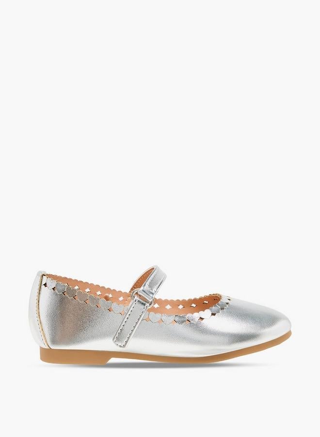 JUNIORS Girls Hook & Loop Mary Jane Shoes - Image 1