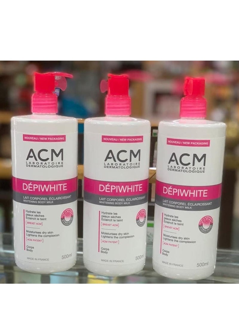 ACM ACM Body Lightening Milky Body Lotion 500ml 2pcs with 1 free 