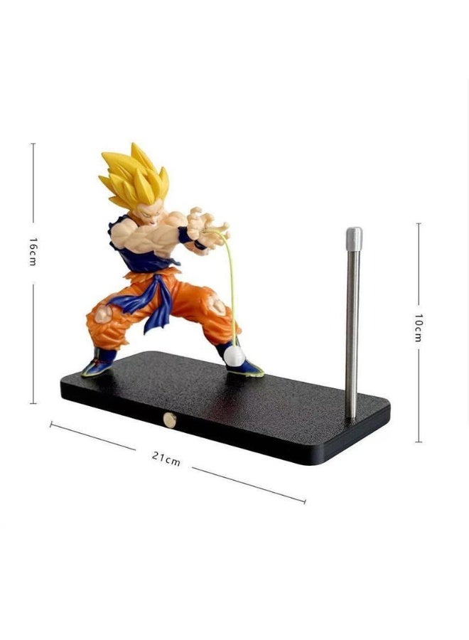M MIAOYAN Magnetic Floating Kamehameha Anime Night Light – LED Dragon Ball Figure for Room Decor - Image 1