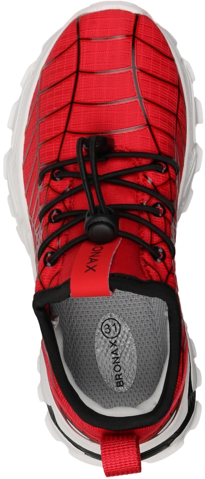 BRONAX Red Spider Shoes for Big Boys Size 3 Comfortable Light Running Athletic Sports Sneakers Snickers for Little Kids 36 - Image 4