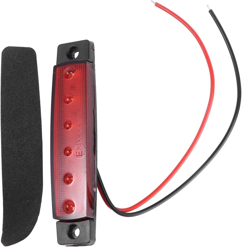 Yardwe LED Red Truck Trailer Tail Light Multi-function Brake Turn Signal Marker Light Side Mount for Trucks Trailers - Image 1