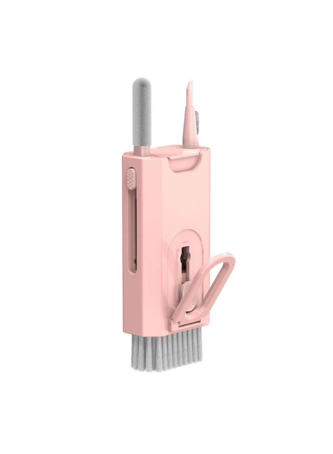 All-in-One Screen Cleaning Kit Soft Bristle Brush For Computer Phone Gap Earphone Cleaning Pen Notebook Dust Removal Set-Color:Q8(8in1) Without Detergent Powder  - Image 1
