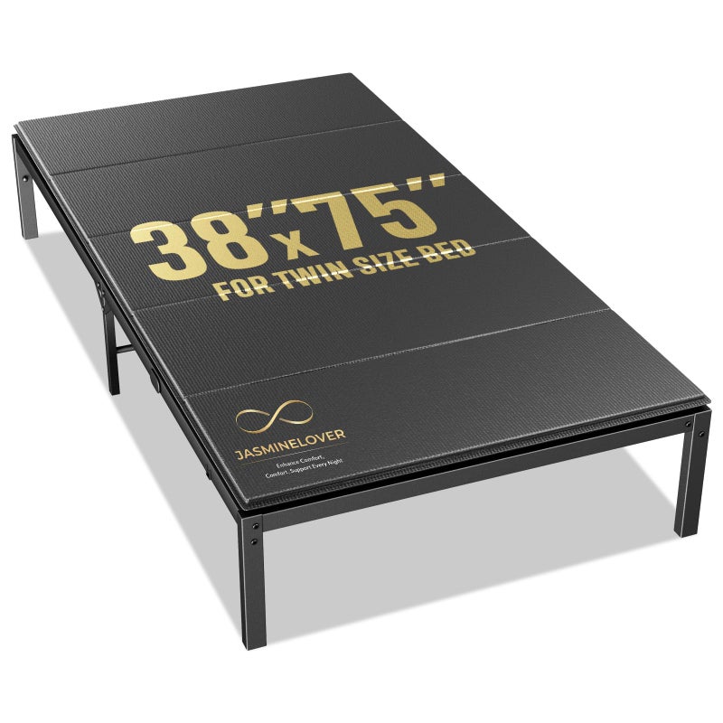 JASMINELOVER Bunkie Board Twin Size 38x75- Heavy Duty Reinforced Wood Bed Boards for Under Mattress, Universal Sleeper Sofa Support Board with Anti-Sag Design for Metal Bed Frame, Platform Beds&Pull Out Couches - Image 1