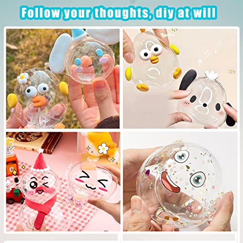 JANESVISSY Nano Tape Bubble Kit, Toys for Girls, DIY Craft Kit, Cool Stuff for Girls, Cute Stuff, Cool Things for Kids, Boys,Gift for 4, 5, 6, 7, 8, 9, 10, 11, 12 Years Old Kids, 2PCS (2"&1.2") - Image 5