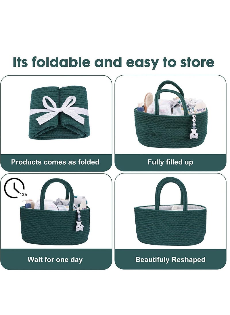 Gonice Children's diaper manager, portable shift basket, car, travel, baby shower  - Image 4