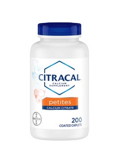 CITRACAL Calcium Citrate + D3 Petites Tablets 200 Ct Pack Of 4  - Image 2