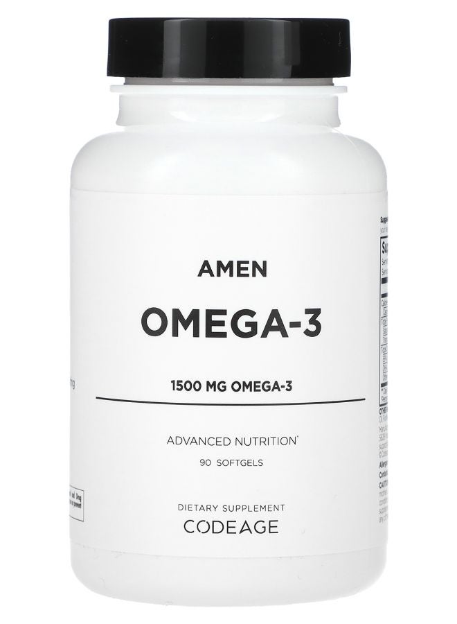 Codeage أمين أوميغا-3 1500 ملغ 90 كبسولة لينة (1.500 ملغ لكل كبسولة لينة)