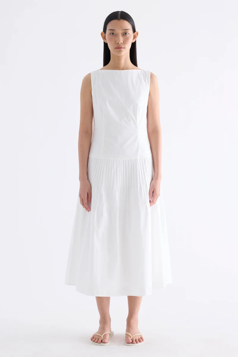 Genefer Pleat Waist Dress