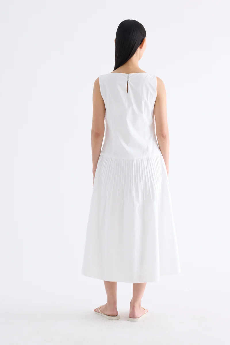 The Editor's Market  Genefer Pleat Waist Dress for Women | Best Price UAE