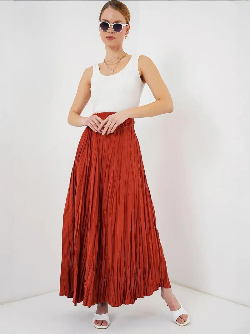 BDART Textured Maxi Skirt with Lining