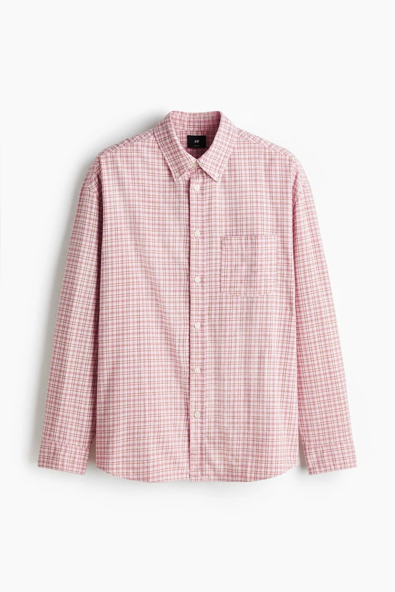 H&M  Relaxed Fit Cotton shirt for Men | Best Price UAE