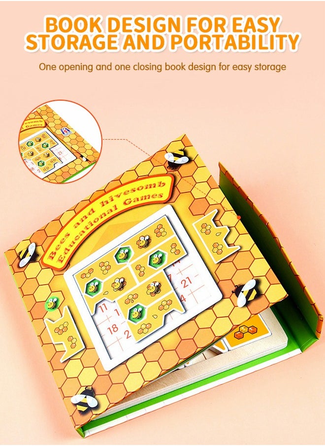 GROIC Children's Tangram Puzzle, Bee Puzzle Game, Brain Teaser Puzzle Game, Early Childhood Learning Toys, Stem Montessori Toy with 48 Levels  - Image 4