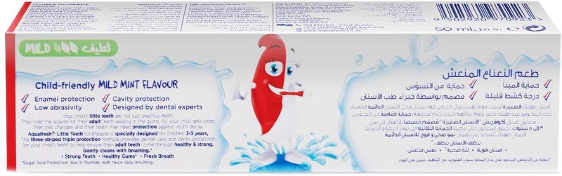 أكوا فريش أكوافريش معجون أسنان للأطفال الصغار، 50 مل - Image 3