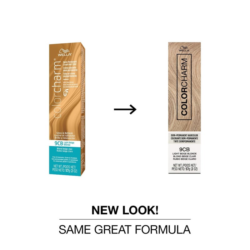 COLORCHARM Demi Permanent Hair Color| 9CB Light Beige Blonde | Gloss, Refresh and Tone | 2 Fl Oz - Image 2
