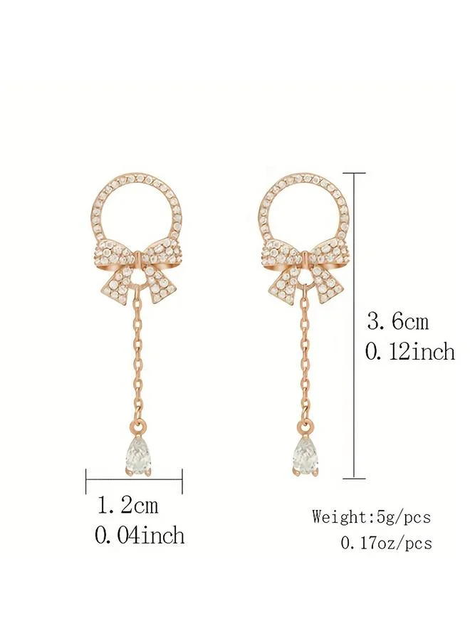Take Two  Bowknot Drop Earrings for Women | Best Price UAE