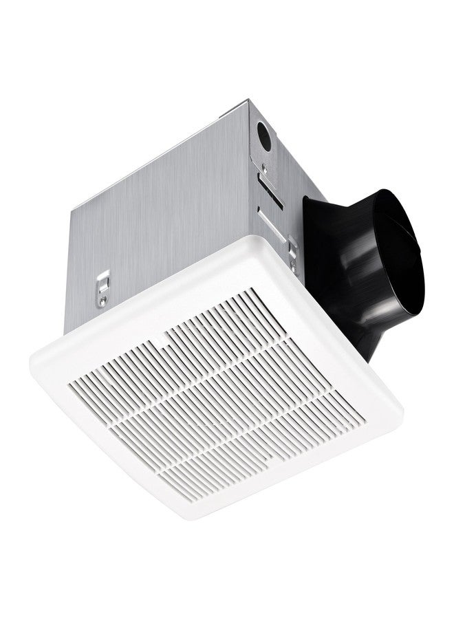 Tech Drive Super Quiet 110 CFM, 1.2 Sone Bathroom Ventilation and Exhaust Fan with Humidity Sensor, No Attic access Needed Installation, Ceiling Mounted Fan,White - Image 1