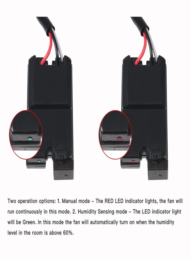 Tech Drive Super Quiet 110 CFM, 1.2 Sone Bathroom Ventilation and Exhaust Fan with Humidity Sensor, No Attic access Needed Installation, Ceiling Mounted Fan,White - Image 4