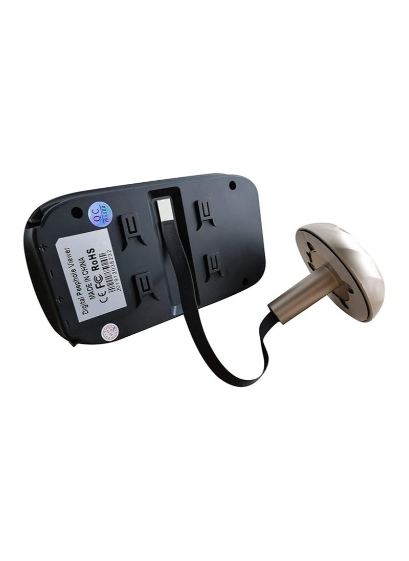 ماركة غير محددة - كاميرا باب رقمية Splenssy – شاشة LCD 2.8 بوصة مع رؤية ليلية، تصوير صور، وذاكرة مدمجة لأمان المنزل - Image 1