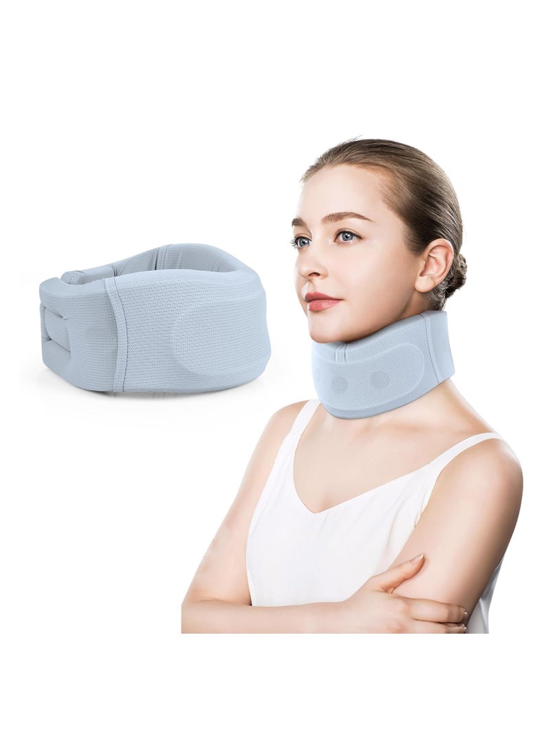 FASHION HOME Neck Brace for Neck Pain and Support Relieves Pain & Pressure in Spine Wrap Align Stabilize Vertebrae Foam Cervical Collar for Sleeping  - Image 1