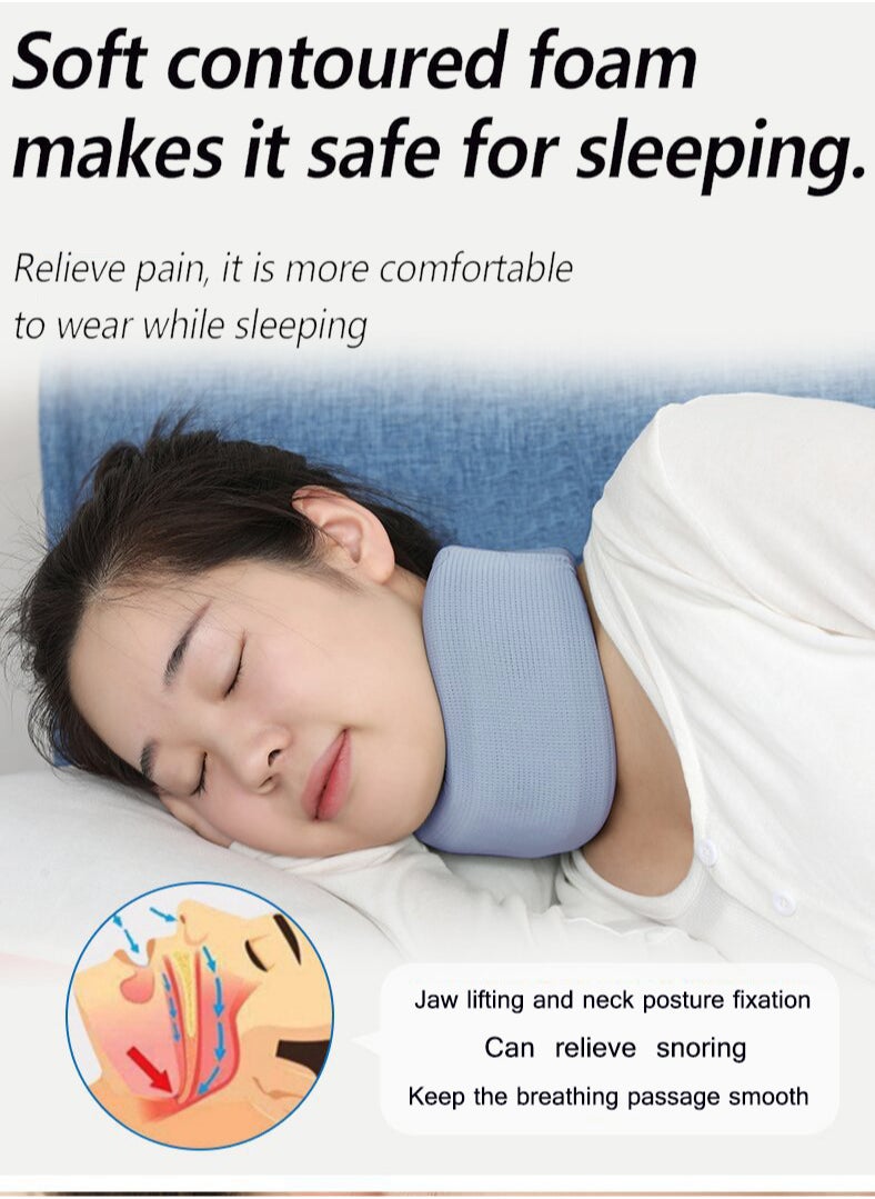 FASHION HOME Neck Brace for Neck Pain and Support Relieves Pain & Pressure in Spine Wrap Align Stabilize Vertebrae Foam Cervical Collar for Sleeping  - Image 5