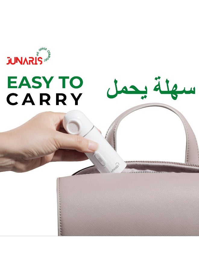 JUNARIS - Portable Bidet Set Travel Shattaf – High Pressure Usb-Type C Mini Electric Rechargeable Handheld Travel Bidet, Water Sprayer For Women And Men With Travel Bag Traveler'S Shattaf (Electric Bidet) - Image 1