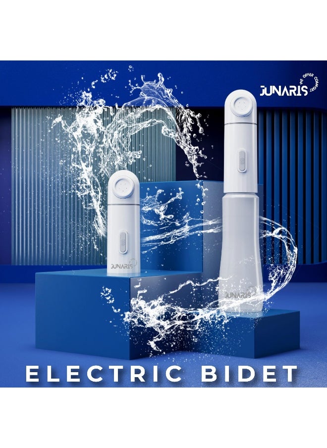 JUNARIS - Portable Bidet Set Travel Shattaf – High Pressure Usb-Type C Mini Electric Rechargeable Handheld Travel Bidet, Water Sprayer For Women And Men With Travel Bag Traveler'S Shattaf (Electric Bidet) - Image 1