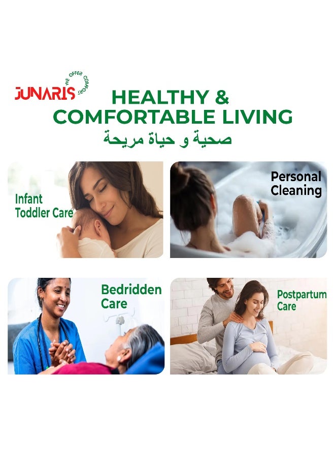 JUNARIS - Portable Bidet Set Travel Shattaf – High Pressure Usb-Type C Mini Electric Rechargeable Handheld Travel Bidet, Water Sprayer For Women And Men With Travel Bag Traveler'S Shattaf (Electric Bidet) - Image 1