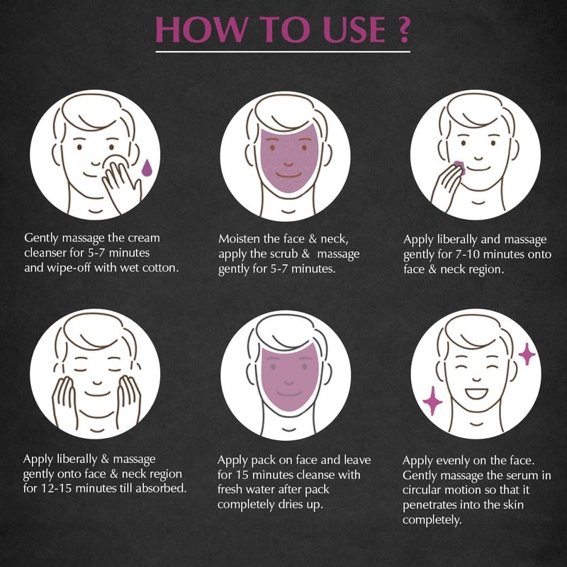 MAN CODE Mancode Brighten My Skin Facial Kit For Men SalonLike Glowing Skin In 6 Easy Steps Improves Skin Texture Instant Glow Suitable For All Skin Types 3 x 58 G Pack of 3  - Image 3