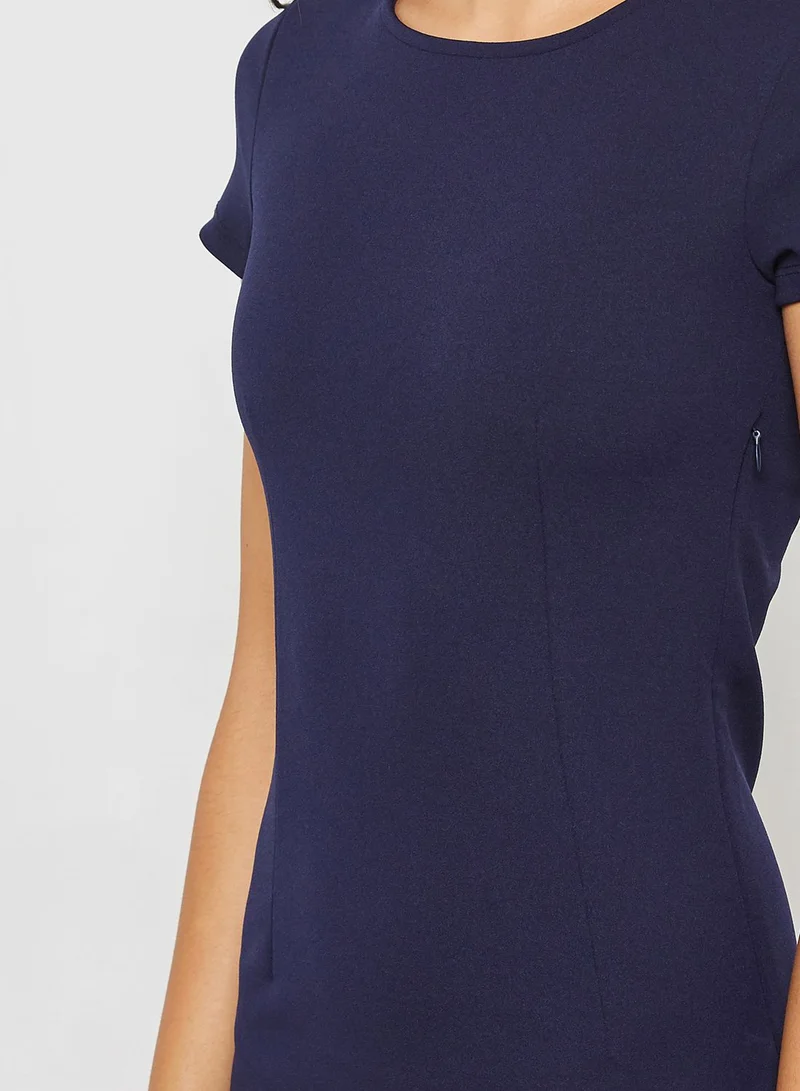 Ginger Navy Bodycon Dress
