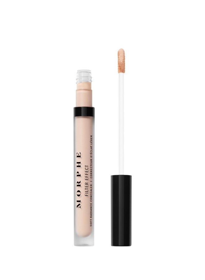 Morphe Filter Effect Soft Radiance Concealer - Buildable Coverage Liquid Concealer Face Makeup with Hyaluronic Acid & Pomegranate Extract & a Natural Radiant Finish - Light 6 (Neutral) (0.12 fl oz) - Image 1